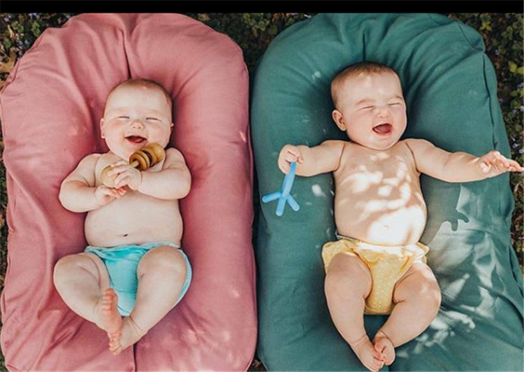 Infant nest bed – breathable cotton cradle cushion for babies