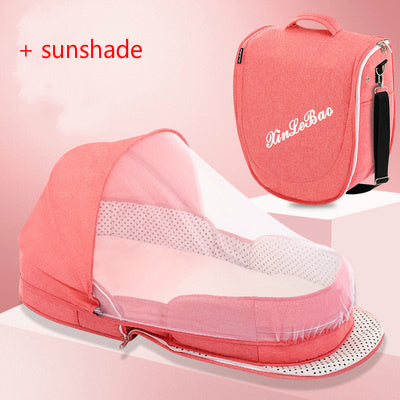 All-in-one diaper bag and crib – perfect for travel and on-the-go naps