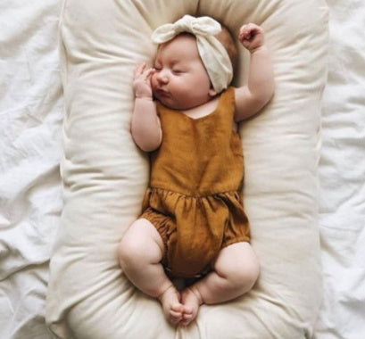 Infant nest bed – breathable cotton cradle cushion for babies