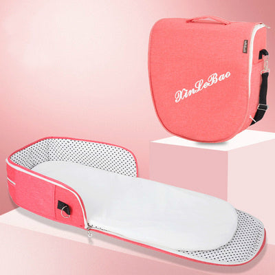 All-in-one diaper bag and crib – perfect for travel and on-the-go naps