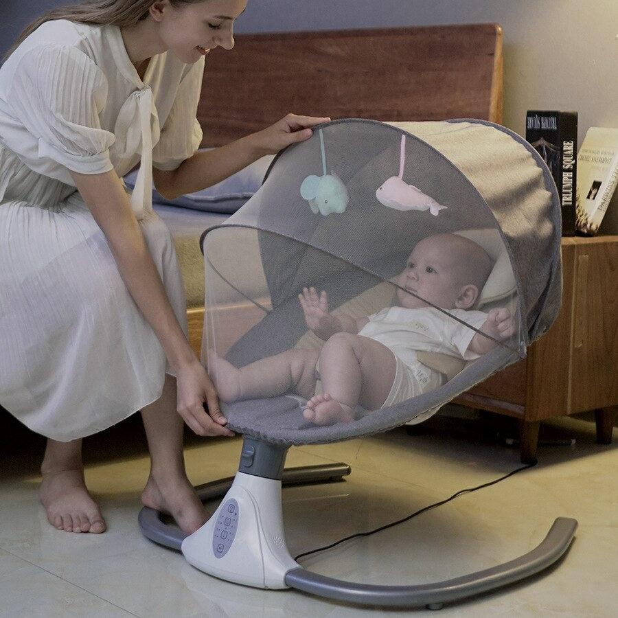 Automatic baby rocking seat – comfy cradle with smart controls